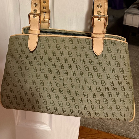 Dooney & Bourke Olive Monogram Shoulder Bag - Picture 2 of 9